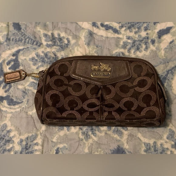 Coach Madison brown op c signature bag wallet - Picture 1 of 5